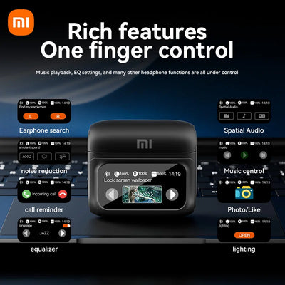 Auriculares Xiaomi ANC con pantalla táctil y cancelación de ruido inalámbrica