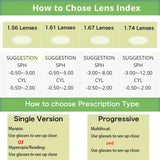 Metal Aviator Progressive Glasses