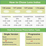 JMISUS Rimless Progressive Prescription Glasses for Myopia, Anti Blue Light, Photochromic Rectangle Eyewear for Men and Women