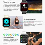 Reloj inteligente para Android iOS con pantalla HD de 1,83 pulgadas, llamadas Bluetooth, alertas de mensajes, música y modo deportivo: el regalo perfecto para hombres y mujeres.
