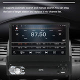 Universal 1 Din Retractable autoradio
