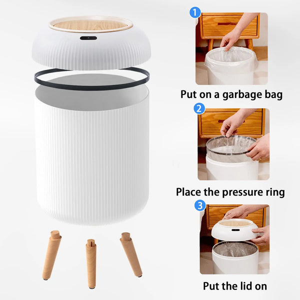 Automatic Trash Can with Lid - image 5