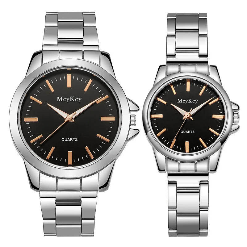 Men's Fashion Stainless Steel Watch - British Style Business Quartz Sports Wristwatch for Men - Maliame Store