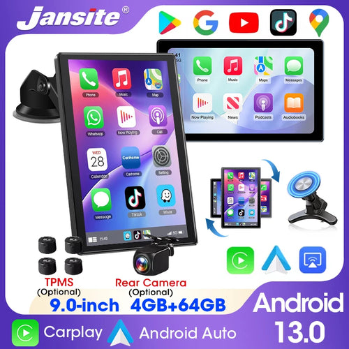 9" Android 13 Car radio Rotating Screen - Maliame