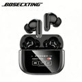 Écouteurs sans fil TWS à suppression de bruit ANC BOSECXT Ultra V11 Smart Touch multi-fonctions grand écran, écouteurs à basses profondes ENC Nouveauté