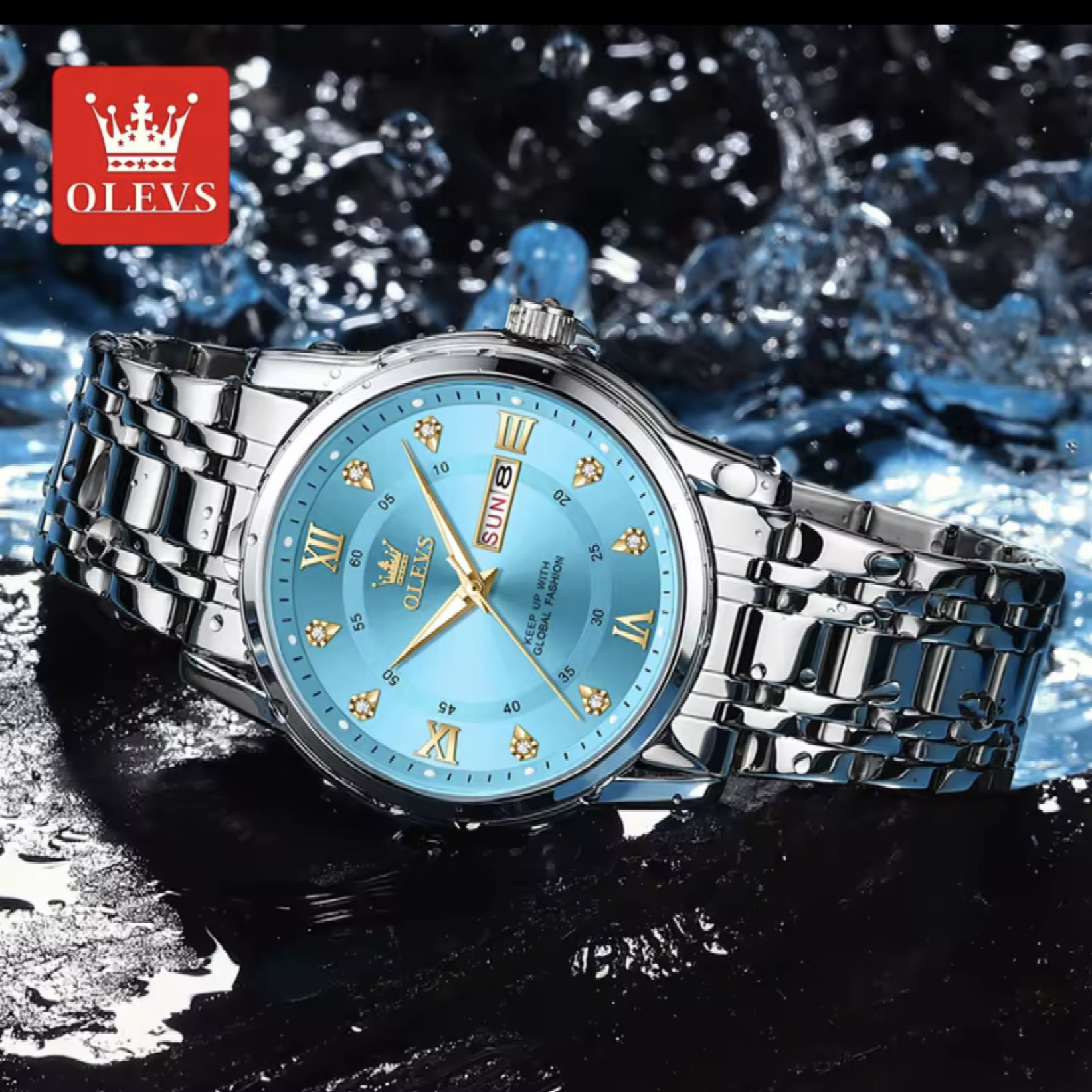 Silver Luxury Watch - Maliame Store