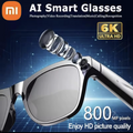 Xiaomi 6K HD AI Smart Glasses Photochromic Multifunction Camera Bluetooth Call Music Player Voice Assistant Translate Glasses - Maliame Store