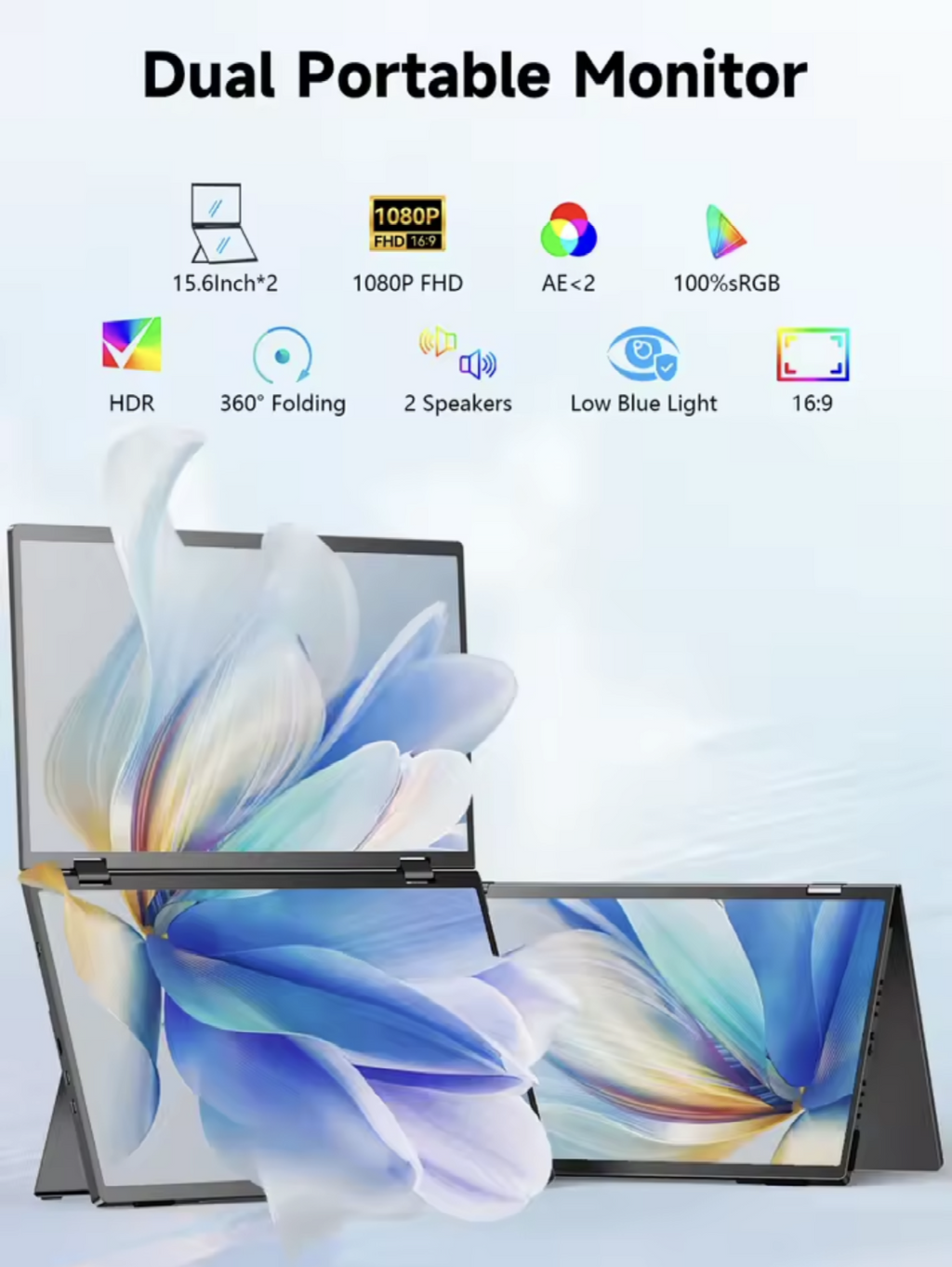 Triple screen monitor 