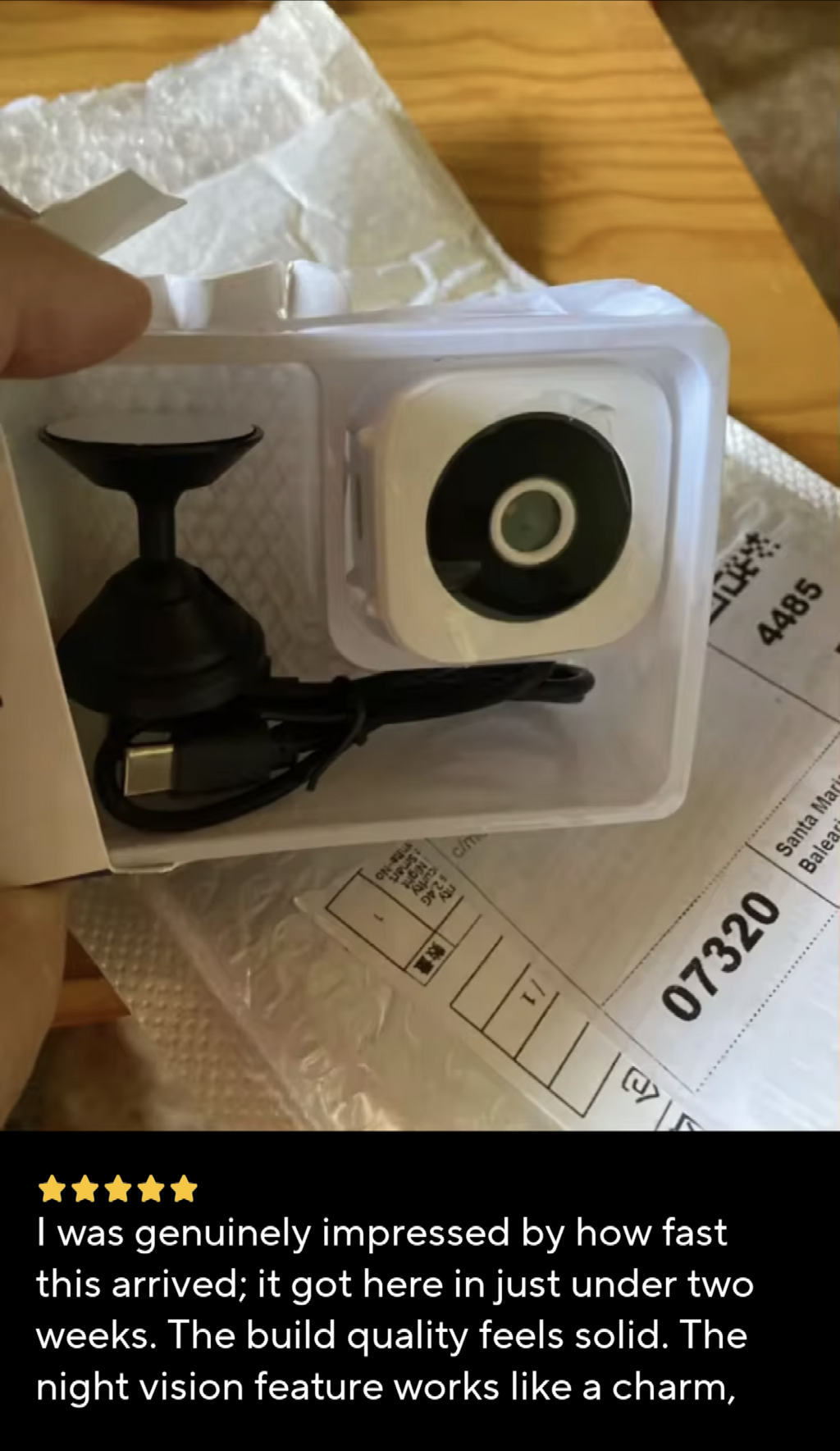 New Smart Wireless Security Camera Pro 4K Ultra HD WiFi Surveillance with 2 Way Audio Motion Detection Infrared Night Vision Cam