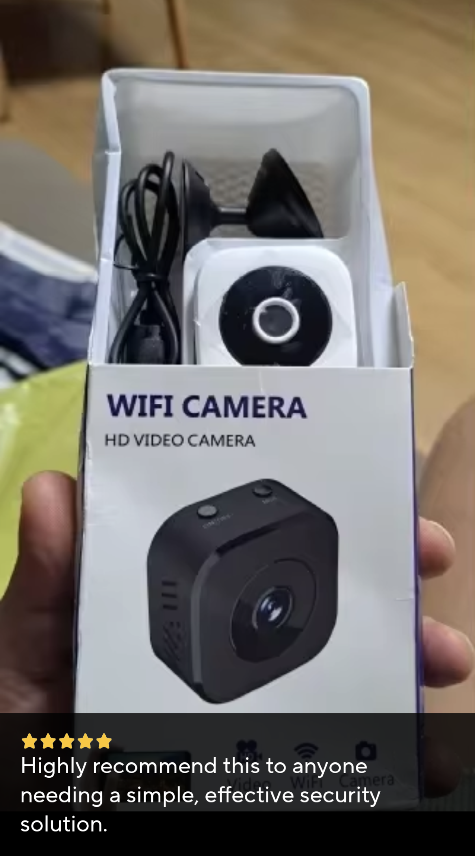 New Smart Wireless Security Camera Pro 4K Ultra HD WiFi Surveillance with 2 Way Audio Motion Detection Infrared Night Vision Cam