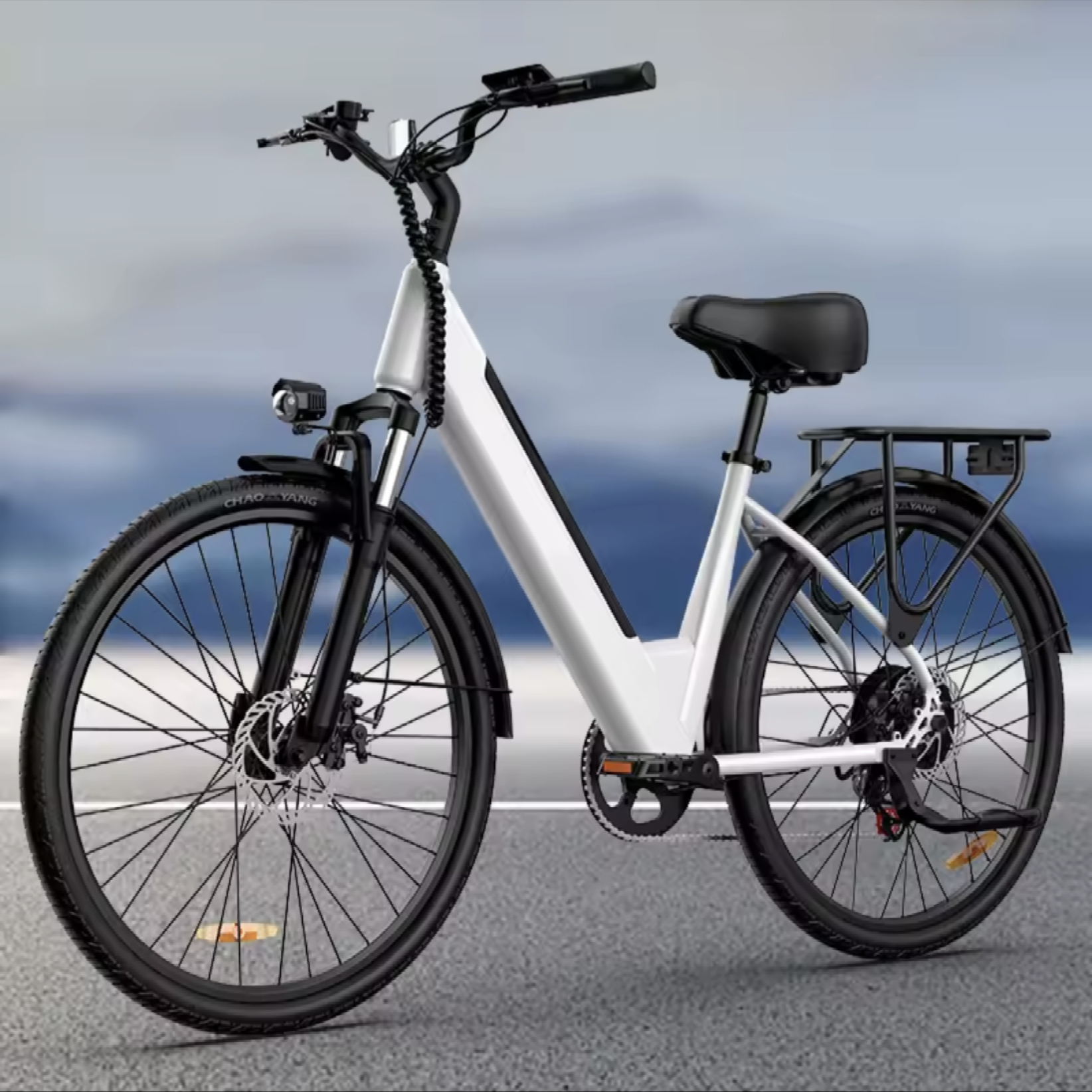 E26 Electric Bike 26x2"  7-Speeds
