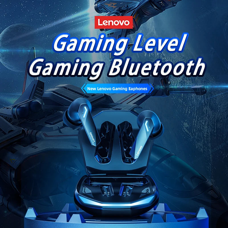 Choice Lenovo GM2 Pro Gaming Headset Bluetooth 5.3 Dual Mode Music Sport Earbuds Noise Reduction Headphones with Mic HD Call - Maliame Store