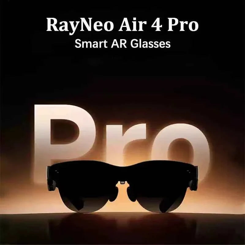 RayNeo Air 4 Pro smart AR glasses Supports HDR10 3840Hz 4 speakers 1200 nits Micro-OLED dual-layer screen AR glasses - Maliame Store