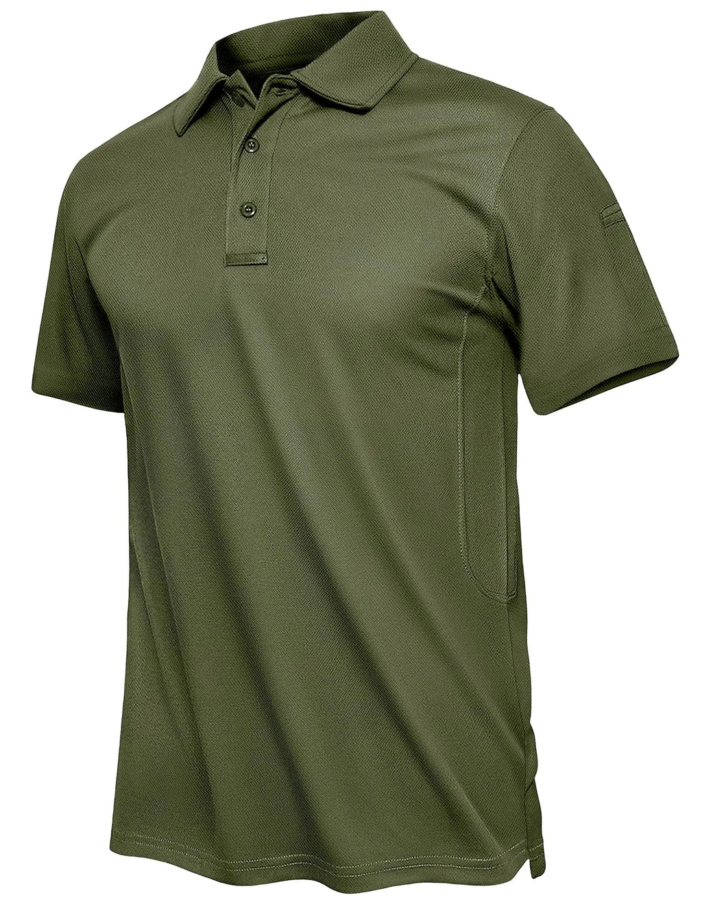 TACVASEN Summer Polo Tee Shirts Men's Short Sleeve Quick Dry T-shirt Breathable Work Shirt Fishing Hiking Golf Polos Top Man - Maliame Store