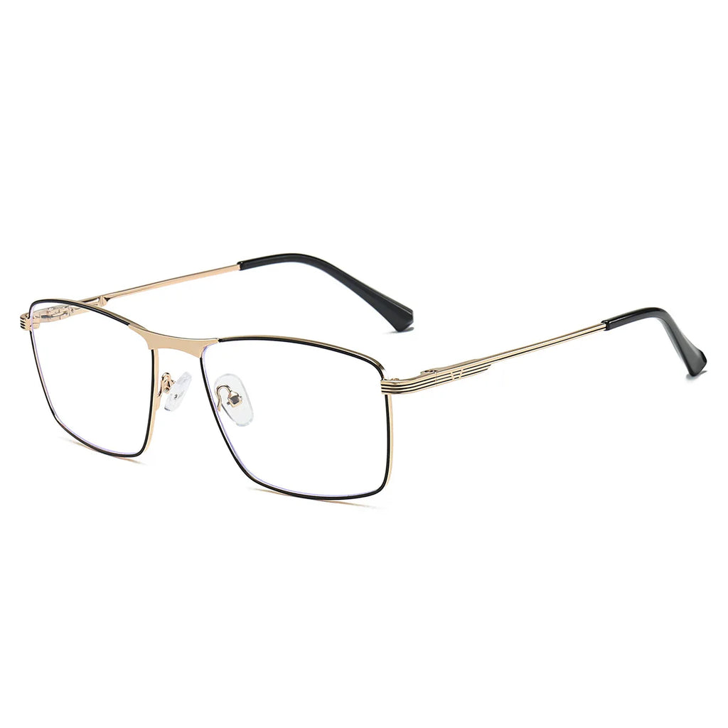 JMISUS 2025 Fashion Alloy Square Prescription Glasses Man Anti-Blue Light/Photochromic Myopia Eyewear Optical Eyeglasses - Maliame Store