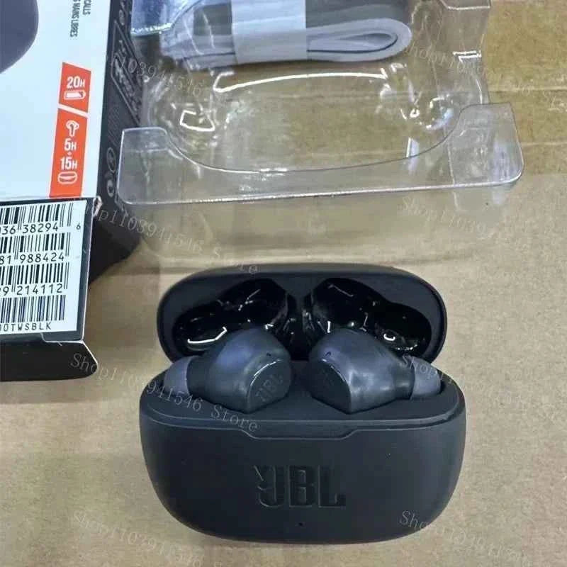 JBL WAVE 200TWS Features True Wireless Earbuds JBL W200 tws Bluetooth 5.0 Earphones Sports Headphones With Mic HK version - Maliame Store