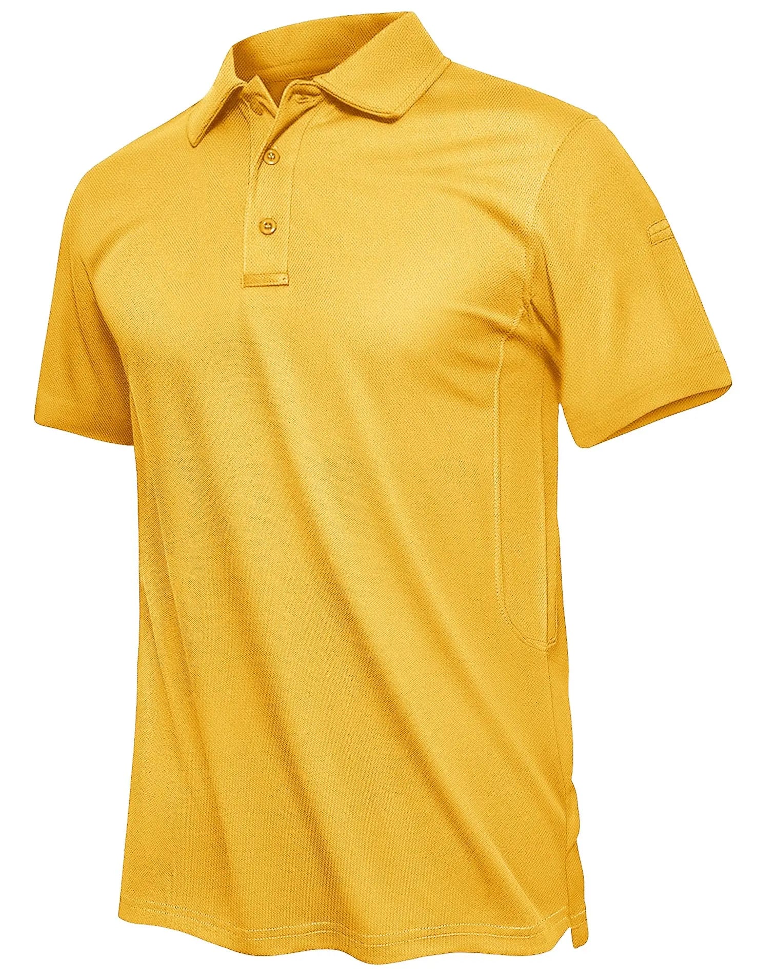 TACVASEN Summer Polo Tee Shirts Men's Short Sleeve Quick Dry T-shirt Breathable Work Shirt Fishing Hiking Golf Polos Top Man - Maliame Store