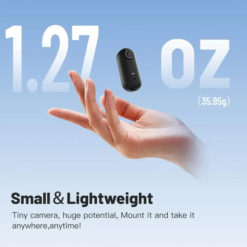 Mini Body Camera with Magnetic Mount