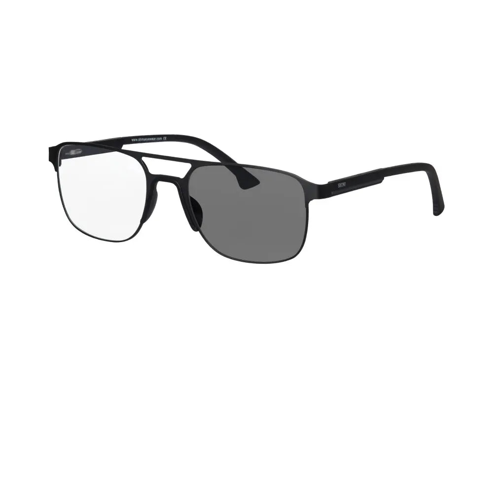 Photochromic Man Cycling Glasses Multifocal Progressive Near and Far Double Bridge Frame Myopia Lenses Gift for Man for Husband - Maliame Store