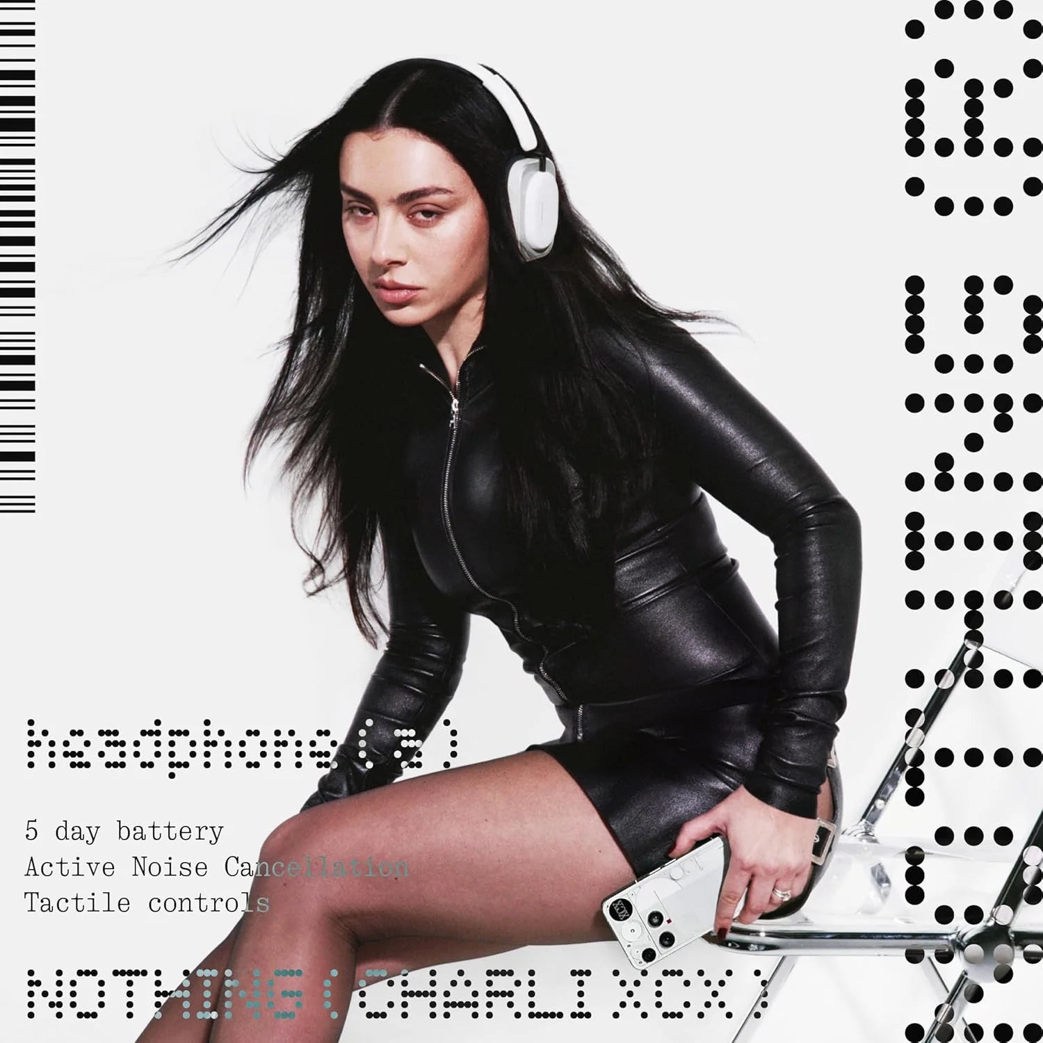 Nothing Headphone (a) — Casque Sans Fil ANC | Bluetooth 5.4 | 135H Autonomie | Design Transparent | IP52