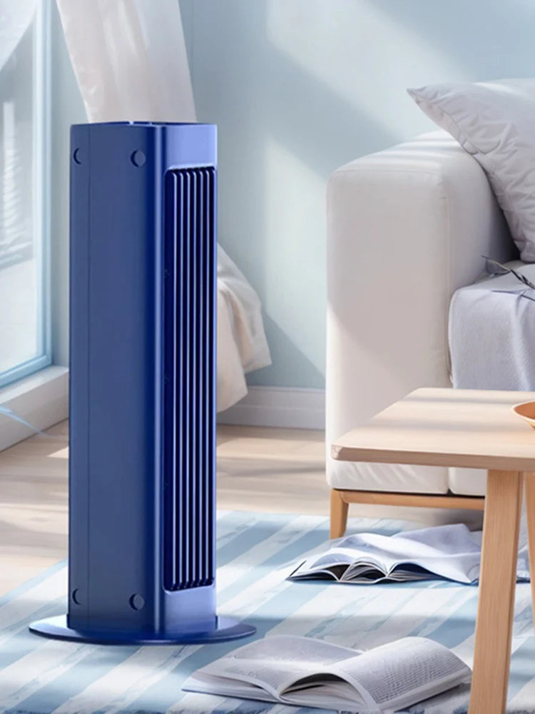Ventilateur Tour Sans Lames Mural – 3 Vitesses, Rechargeable, Télécommande, Type-C