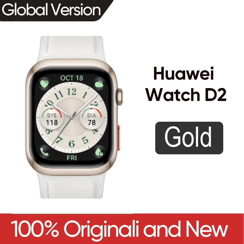 Montre Connectée HUAWEI WATCH D2 | ECG, Tension Artérielle, AMOLED, Appels Bluetooth, IP68