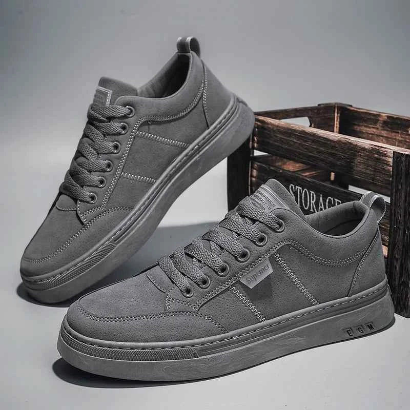 Men's Shoes 2025 New Spring Work Safety Shoes, Anti-slip, Wear-resistant, Versatile Casual Sports Work Shoes, Men's Board Shoes - Maliame Store