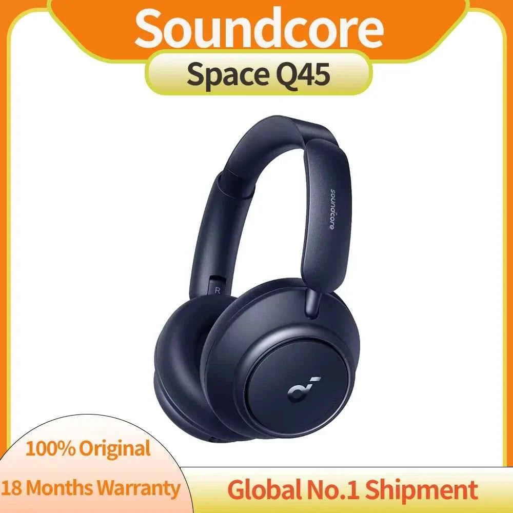 Soundcore by Anker Space Q45 Wireless Bluetooth Headphones ANC Active Noise Cancellation LDAC HiRes 50 hours of playtime - Maliame Store