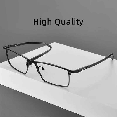 Lunettes de lecture anti-lumière bleue en titane