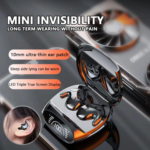 Xiaomi Sleep Invisible Headset Ipx5 Waterproof Wireless Bluetooth Earphone Earbuds With Mic For Phone Bluetooth 5.3 Headphones - Maliame Store