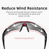 Lunettes de cyclisme polarisées et photochromiques