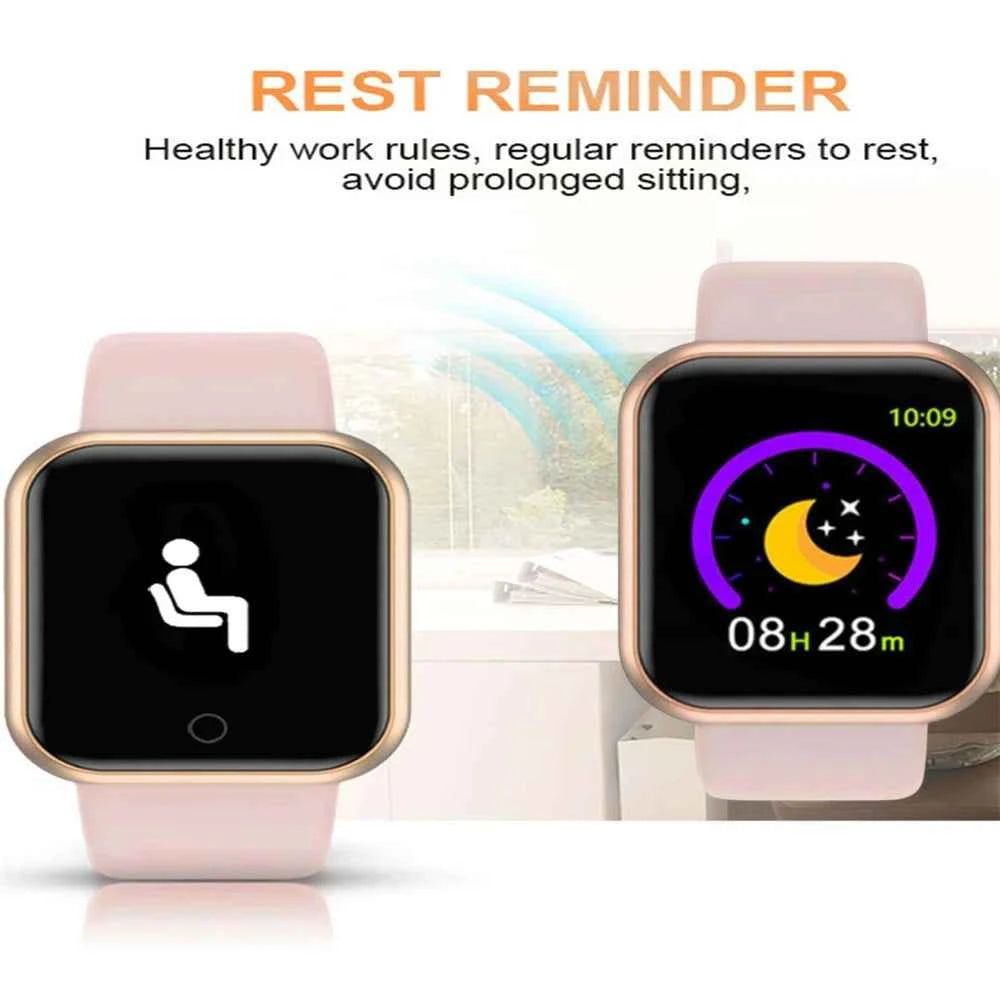 Smart Watch For Men Women Wristwatch Bluetooth Connect Phone Music Player Fitness Sport Bracelet Health Monitor Digital Watches