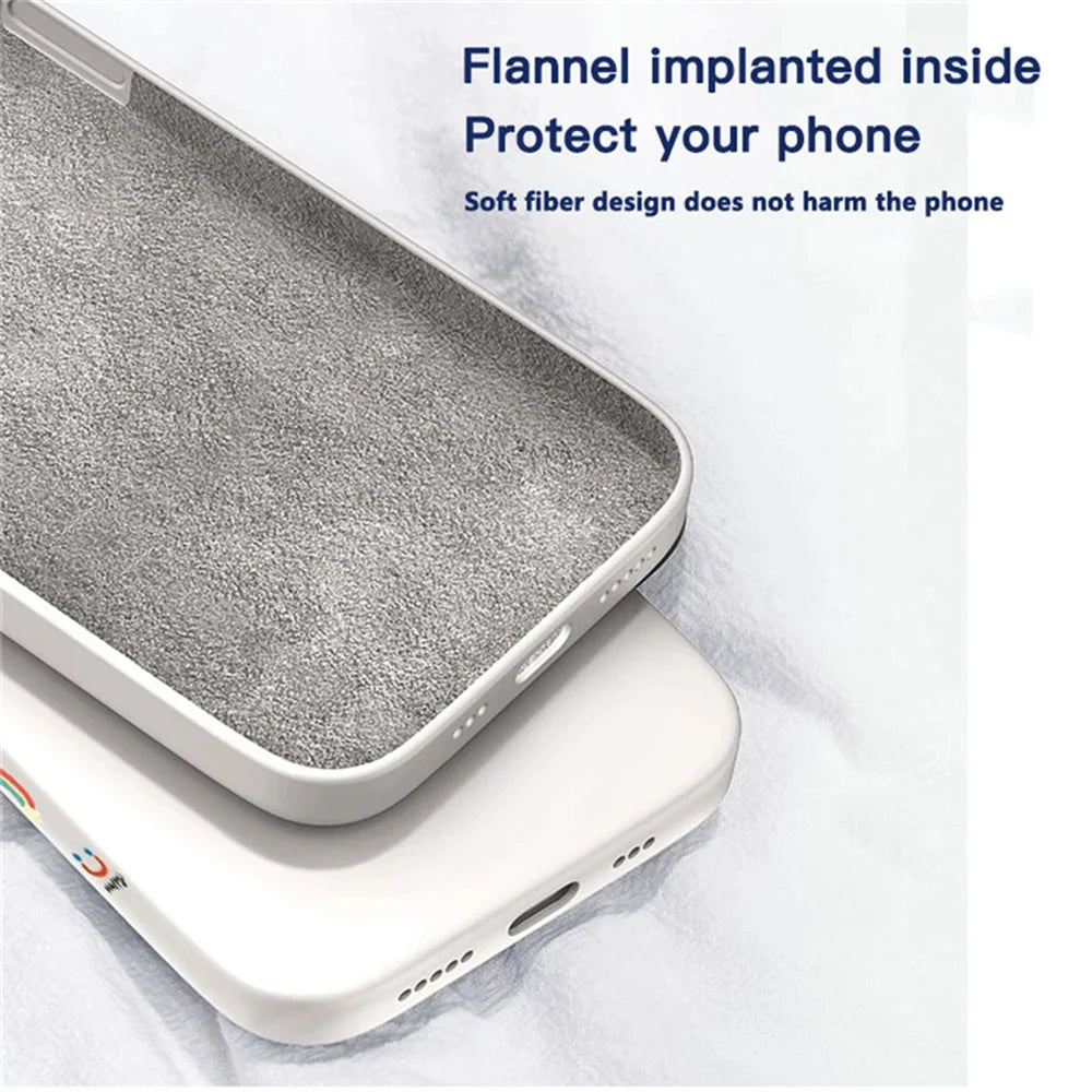 luxury Liquid Silicone Case for Samsung S25 S24 Galaxy S20 S21 S22 S23 FE Plus Note10 20 A52 A31 A41 A71 A51 A72 A70 A50 Coque - Maliame Store