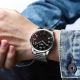 NIBOSI Car Wheel Watch for Men - Stylish and Durable Timepiece