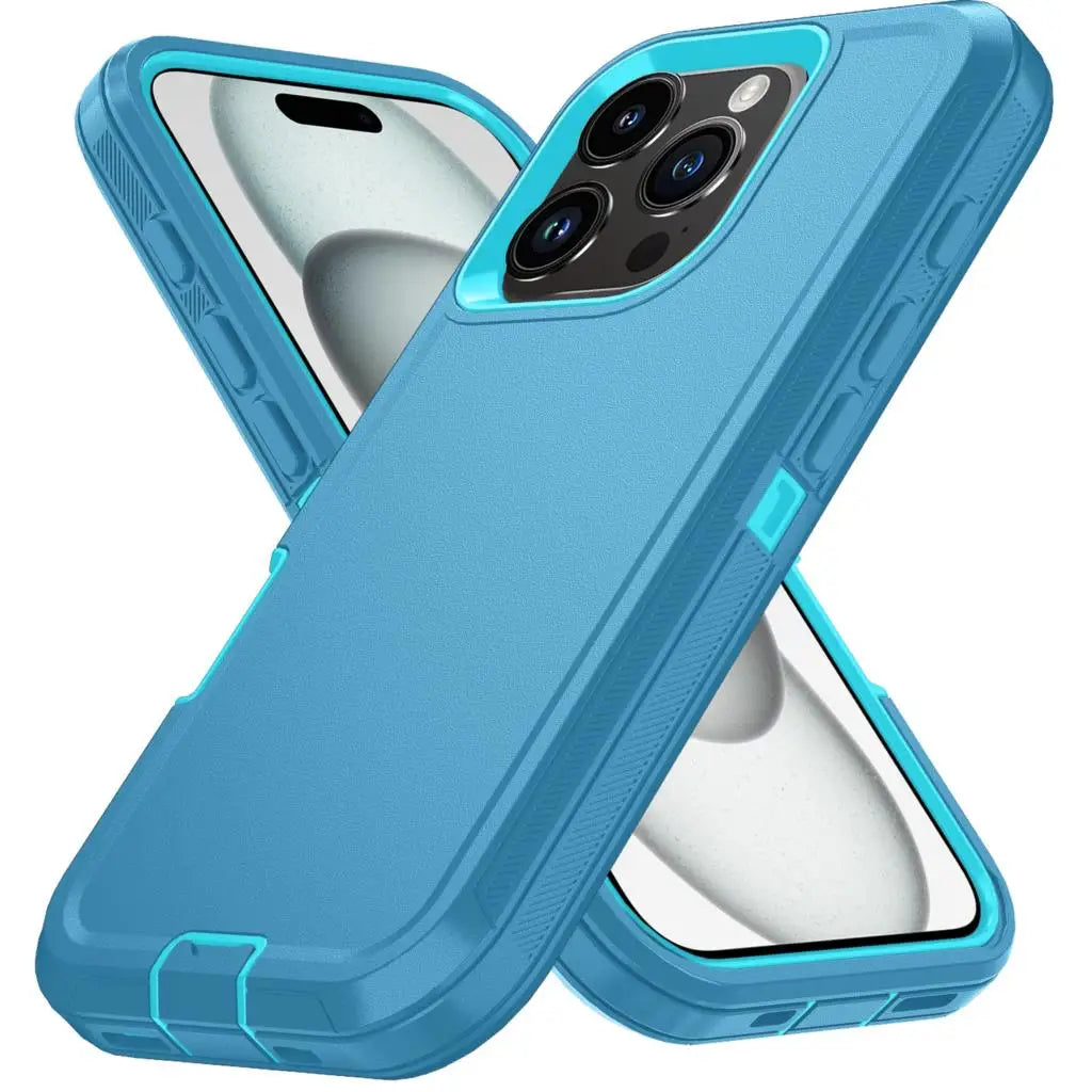 Armor Shockproof Defender Phone Case For iphone 11 12 13 14 15 Pro Max X XS XR XSMAX 7 8 Plus SE2 SE4 Hard PC+TPU Back Cover - Maliame Store