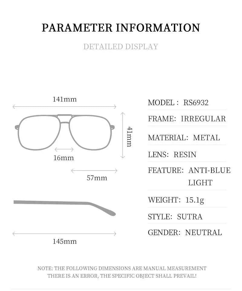 JMISUS 2025 Fashion Alloy Square Prescription Glasses Man Anti-Blue Light/Photochromic Myopia Eyewear Optical Eyeglasses - Maliame Store