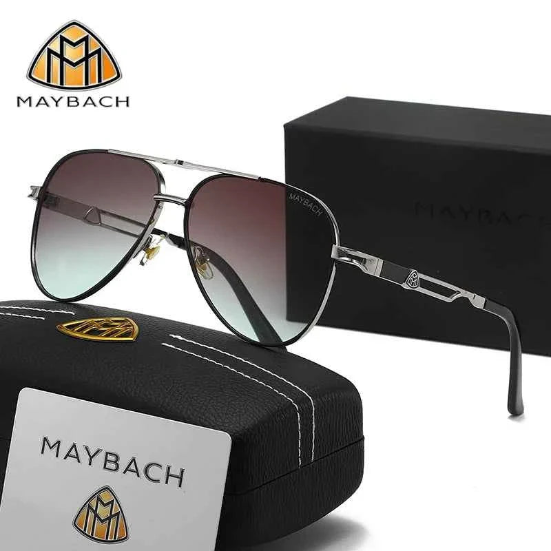 MAYBACH Sunglasses Luxury brand for Men and women Classic Sun Glasses High Quality Eyewears Pilot Goggle UV 400 Protection 527 - Maliame Store
