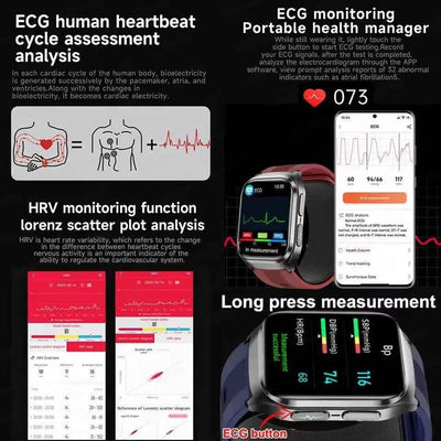 Smart AI Diagnostic Smartwatch - Transform Your Health in Real-Time!