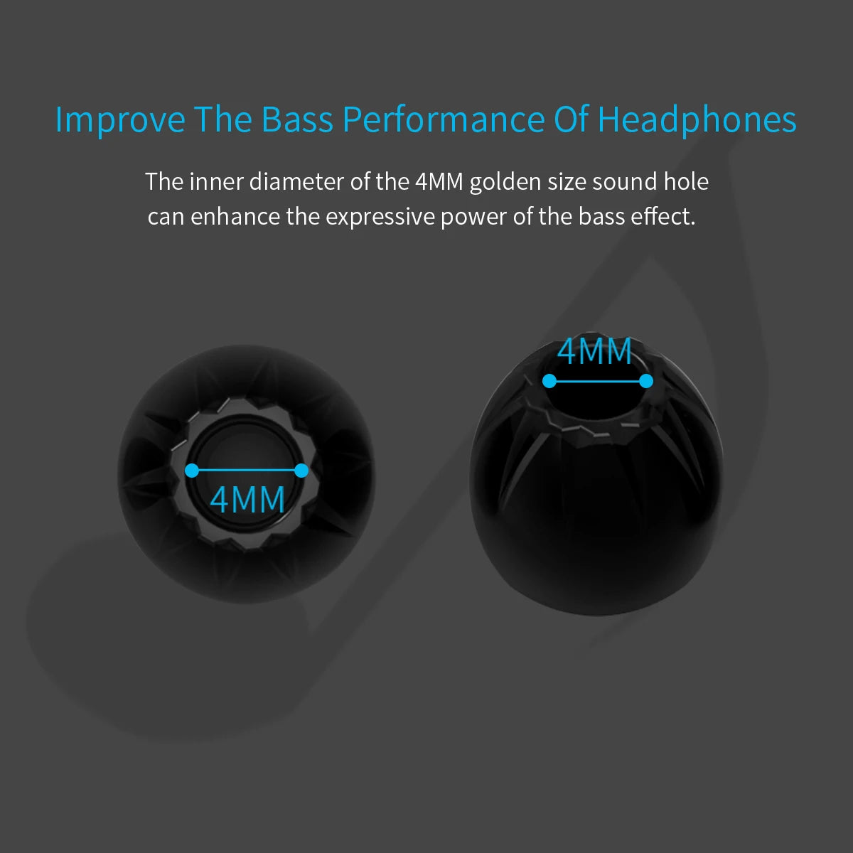 KZ 3Pairs (6pcs) Wired Earphone Memory Cotton Earmuffs Rebound Earplugs Headset PU Sponge Memory Sponge Headphones Eartips - Maliame Store