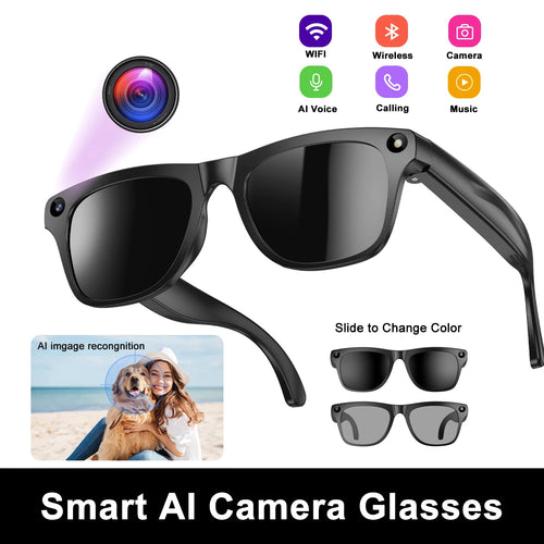 AI Photochromic Smart Glasses - Maliame
