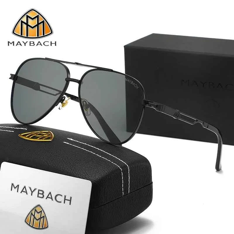 MAYBACH Sunglasses Luxury brand for Men and women Classic Sun Glasses High Quality Eyewears Pilot Goggle UV 400 Protection 527 - Maliame Store