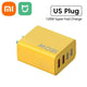 XIAOMI 120W Fast Charger TypeC 10A Cable Ultra Fast Charge 4Port USB C PD High Speed Charger Adapter For Xiaomi iPhone 16 Huawei