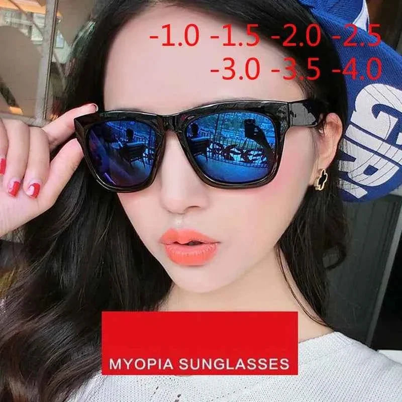 Prescription Myopia Sunglasses for Men and Women - Fashion Finished Glasses - Available in -1.0 to -6.0 - Maliame Store