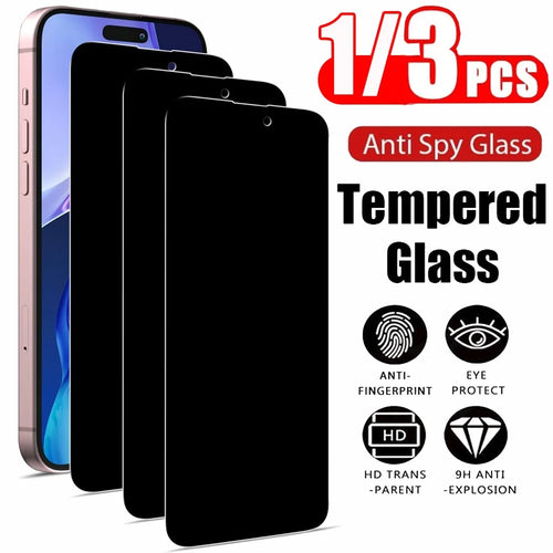Anti Spy Tempered Glass iPhone 17 - Maliame