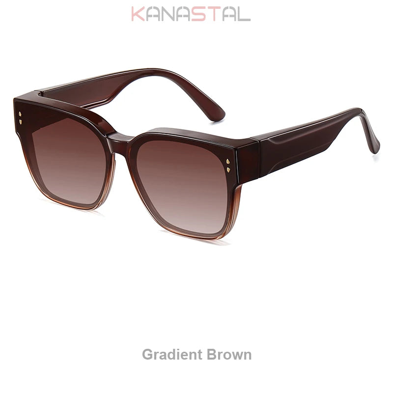 Women Polarized Sunglasses Men Myopia Set Sun Glasses UV400 Ultralight TR90 Eyeglasses Frame Beach Fishing Anti Glare Eyewear - Maliame Store