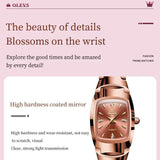 OLEVS 7006 Rose Gold Women's Watch