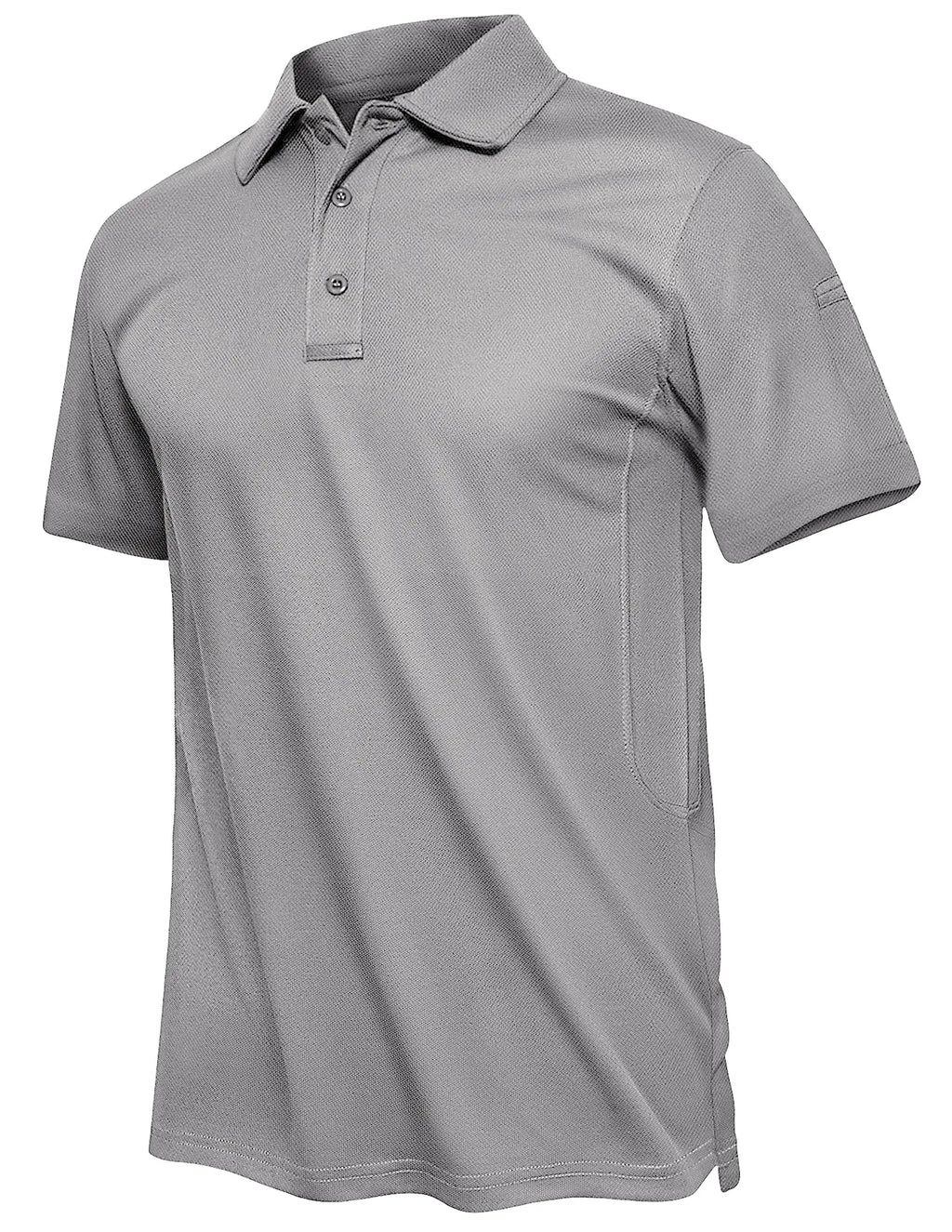 TACVASEN Summer Polo Tee Shirts Men's Short Sleeve Quick Dry T-shirt Breathable Work Shirt Fishing Hiking Golf Polos Top Man - Maliame Store