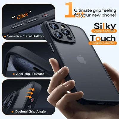 Coque iPhone en silicone mat