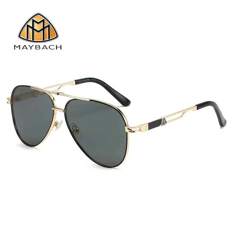 MAYBACH Sunglasses Luxury brand for Men and women Classic Sun Glasses High Quality Eyewears Pilot Goggle UV 400 Protection 527 - Maliame Store