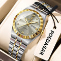 POEDAGAR Luxury Original Ladies Watch Luminous Waterproof Week Date Woman Wristwatch Stainless Steel Women Quartz Watches Female - Maliame Store